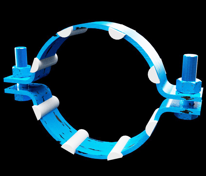 I clip 型半圆垫棒管托